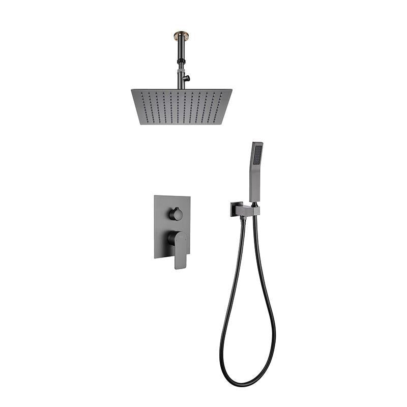 Modern Shower Trim Brass Handheld Shower Head Ceiling Mounted Shower System