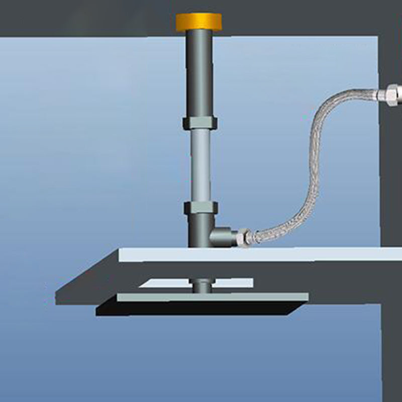 Modern Shower Trim Brass Handheld Shower Head Ceiling Mounted Shower System