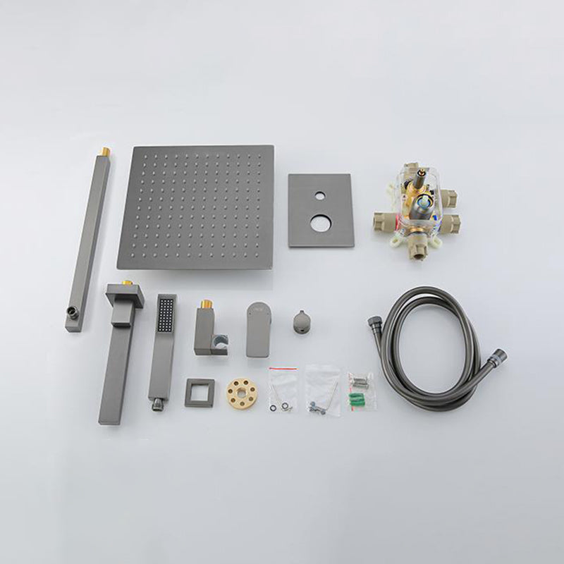 Modern Shower Trim Brass Handheld Shower Head Ceiling Mounted Shower System