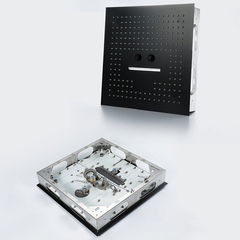 Modern Shower System Brass Temperature Control Ceiling Mounted Shower Trim