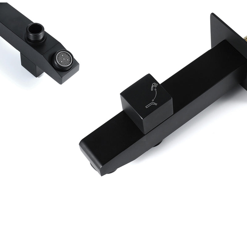 Modern Shower System Brass Temperature Control Ceiling Mounted Shower Trim