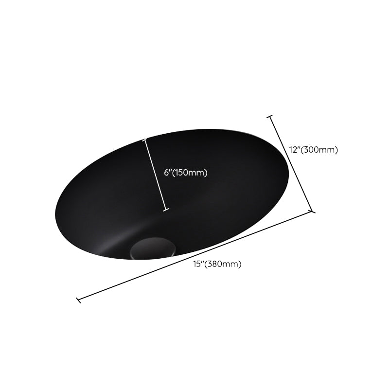 Black Undermount Vanity Sink Modern Porcelain Undermount Vanity Sink