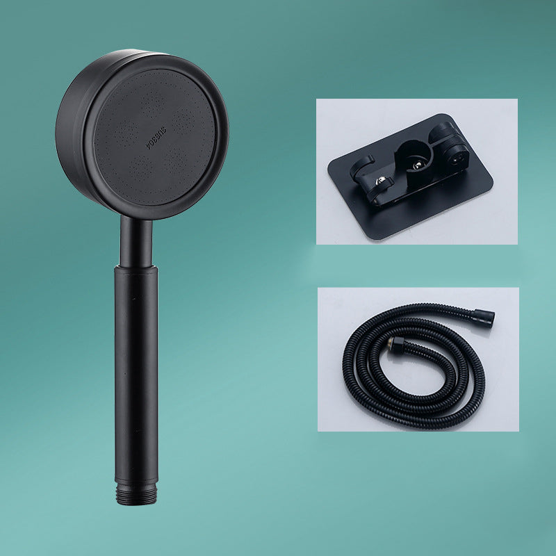 Contemporary Shower Combo Handheld Shower Head with Round Shape