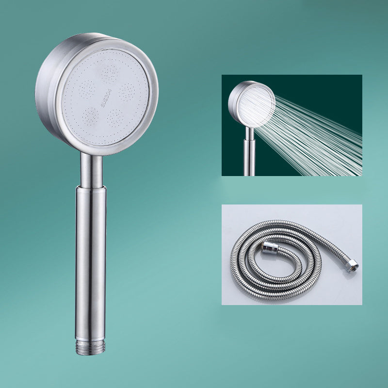 Contemporary Shower Combo Handheld Shower Head with Round Shape