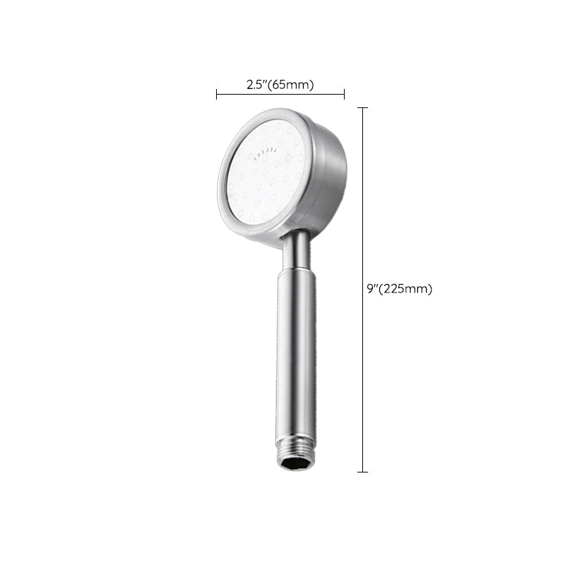 Stainless Steel Shower Head Modern Style Shower Head with Round Shape