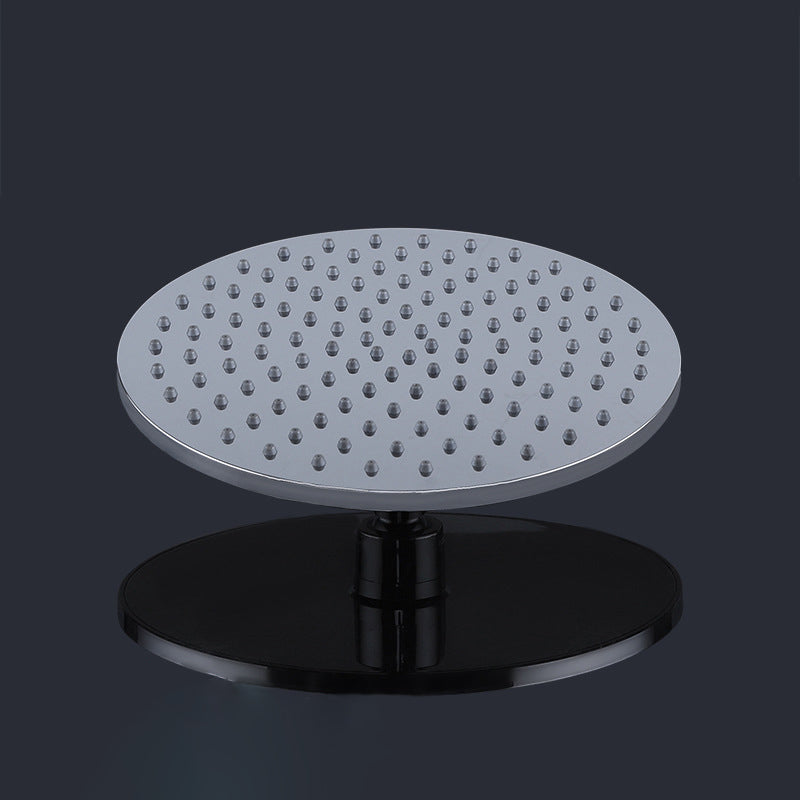 Contemporary Rain Fall Shower Head Combo Round Single Spray Shower Combo