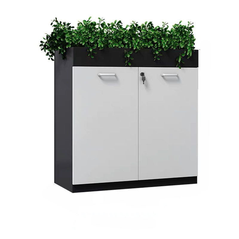 Modern File Cabinet Wood Filing Cabinet with Lock Storage for Office