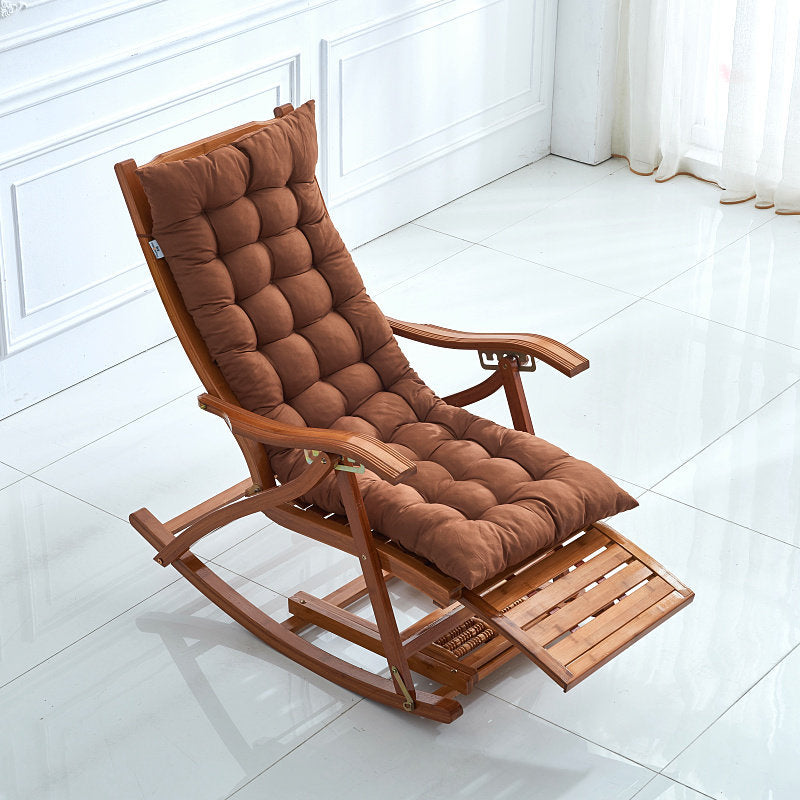 Modern Style Wooden Rocking Chair Indoor Single Sofa Rocking Chair