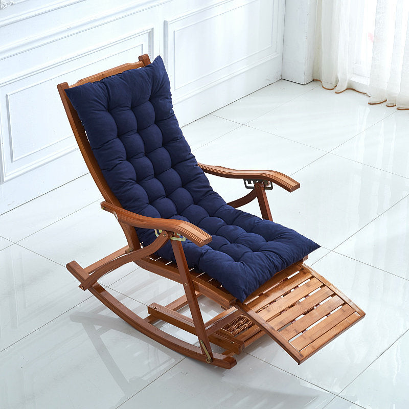 Modern Style Wooden Rocking Chair Indoor Single Sofa Rocking Chair