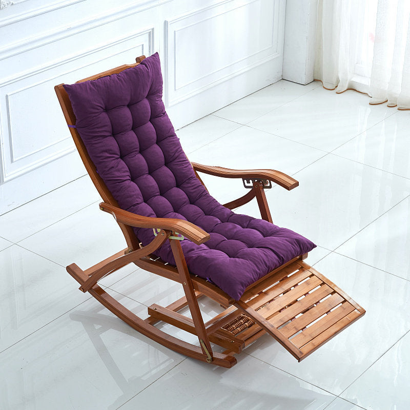 Modern Style Wooden Rocking Chair Indoor Single Sofa Rocking Chair