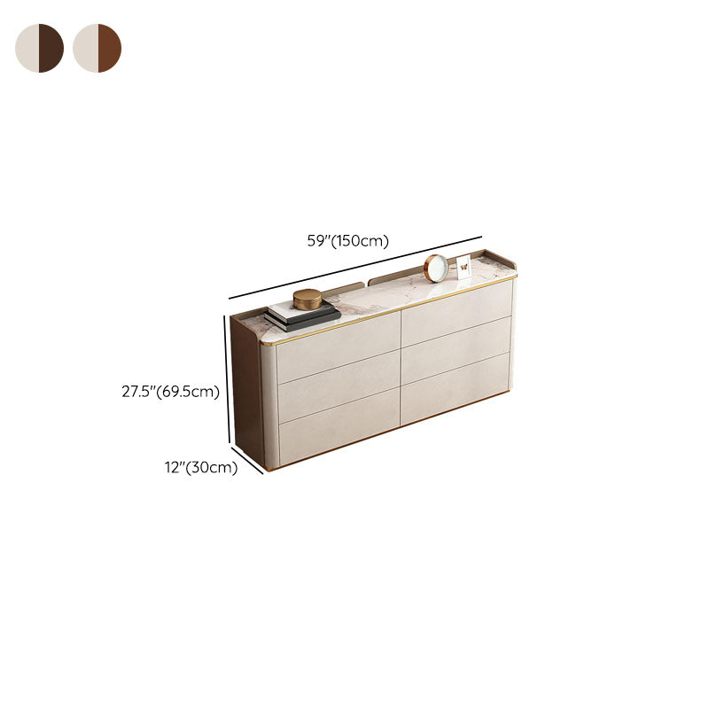 11.7-inch W Contemporary Dresser Stone Storage Chest Dresser