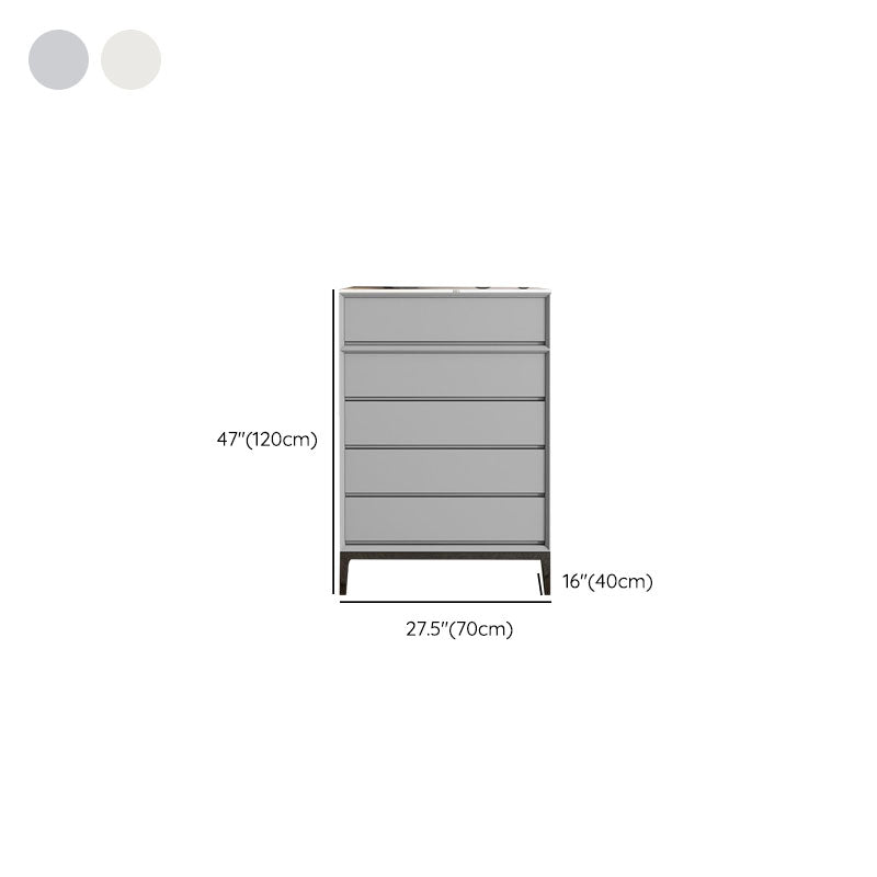 15.6-inch W Contemporary Dresser Stone Storage Chest Dresser