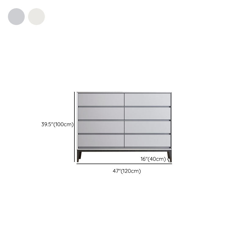 15.6-inch W Contemporary Dresser Stone Storage Chest Dresser