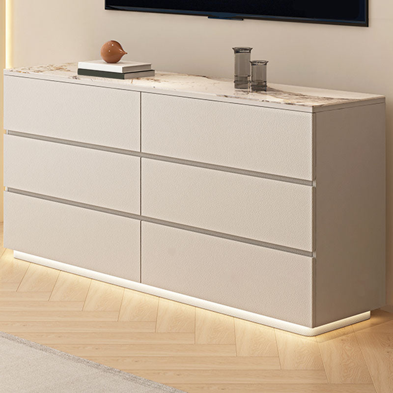 13.65-inch W Contemporary Storage Chest Stone Storage Chest Dresser