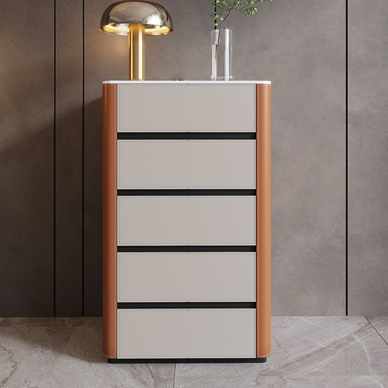 Stone Dresser Modern Storage Chest Dresser with 2/3/4/5 Drawers