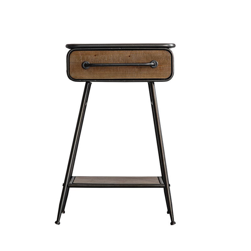 Industrial Cabinet Bar Pulls With Stroge Rectangle Distressed Wood Accent Cabinet