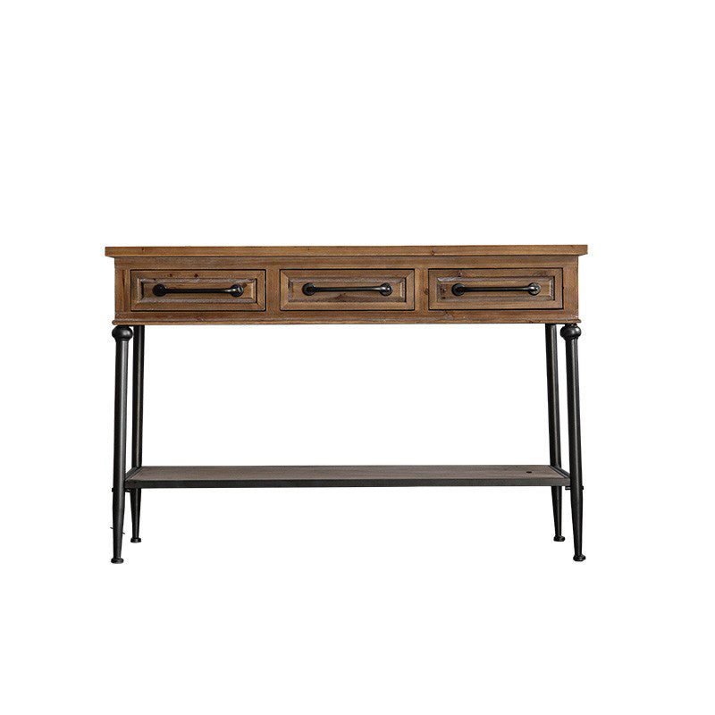 Industrial Cabinet Bar Pulls With Stroge Rectangle Distressed Wood Accent Cabinet