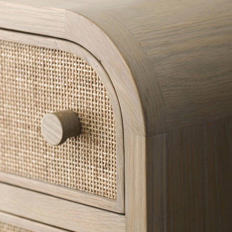 Contemporary Rectangle Chest Straight Legs with 5 Drawers Accent Chest