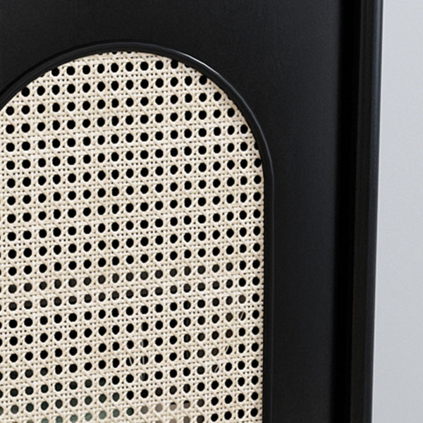 Modern Knobs Storage Cabinet Solid Wood Accent Cabinet with Door