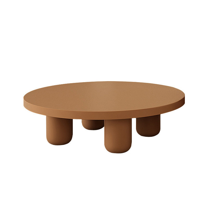 4 Legs Rectangular Coffee Table Contemporary Wood Bunching Tables