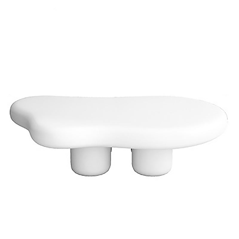 Free Form Coffee Table Scandinavian Wooden Cocktail Table with 4 Legs