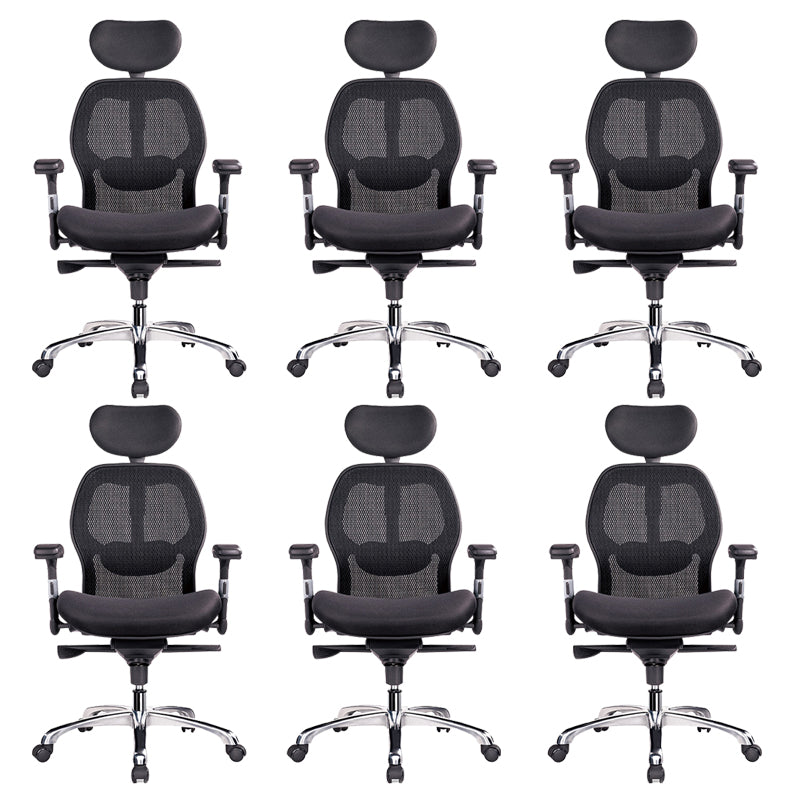Contemporary Black Desk Chair Breathable AirGrid Office Chair