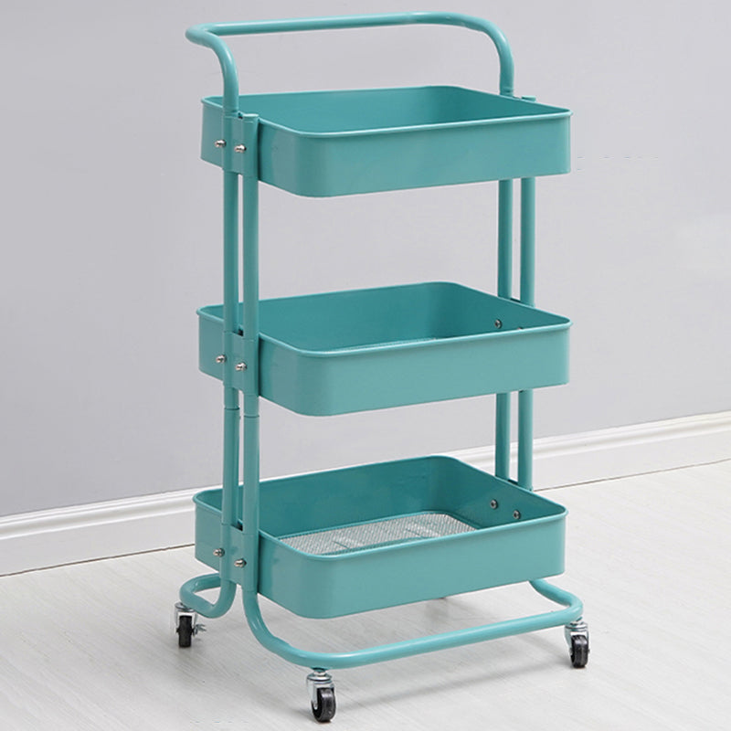 Contemporary Etagere Bookshelf Metal Open Back Bookcase with Shelves