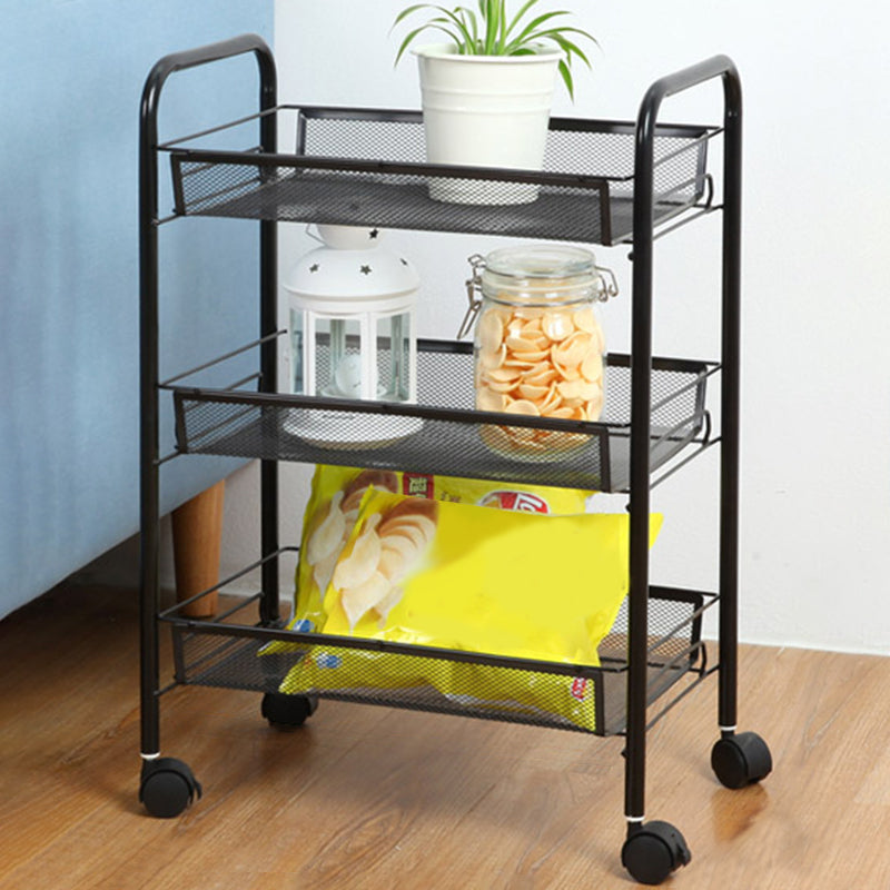 Standard Metal Bookshelf Contemporary Open Back Bookcase with Shelves