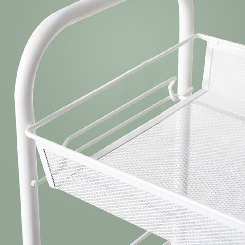 Standard Metal Bookshelf Contemporary Open Back Bookcase with Shelves