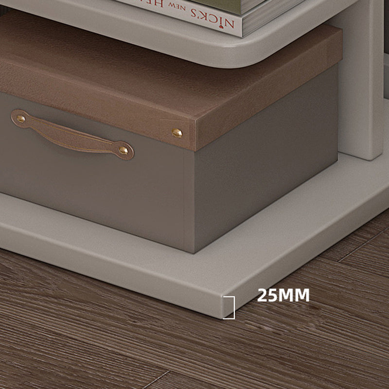 Modern Engineered Wood Bookshelf Standard Bookcase with Shelves