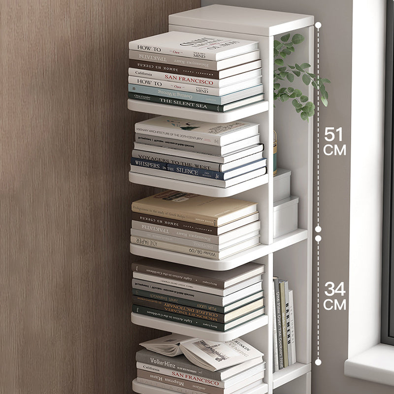 Modern Engineered Wood Bookshelf Standard Bookcase with Shelves