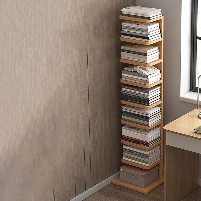 Modern Engineered Wood Bookshelf Standard Bookcase with Shelves