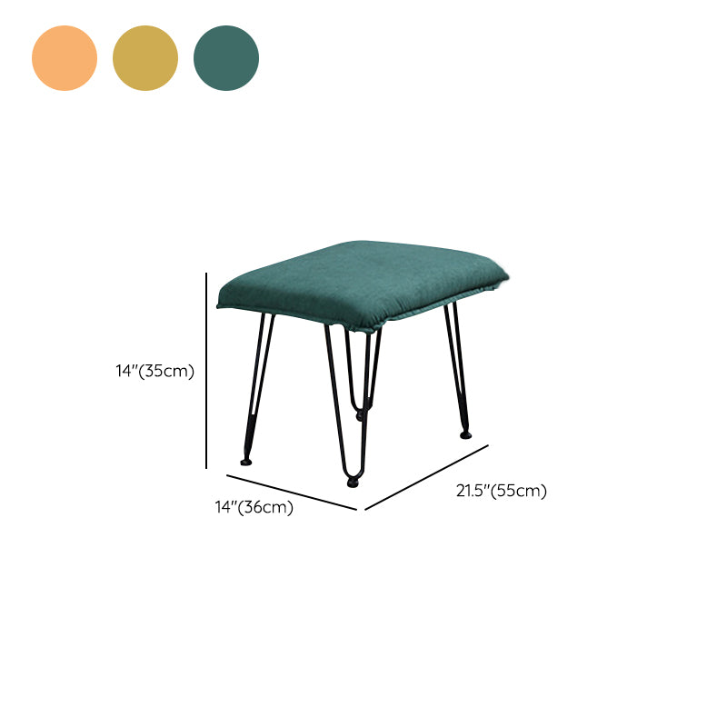 Modern Upholstered Rocker Chair Metal Frame Rocker Chair with Ottoman