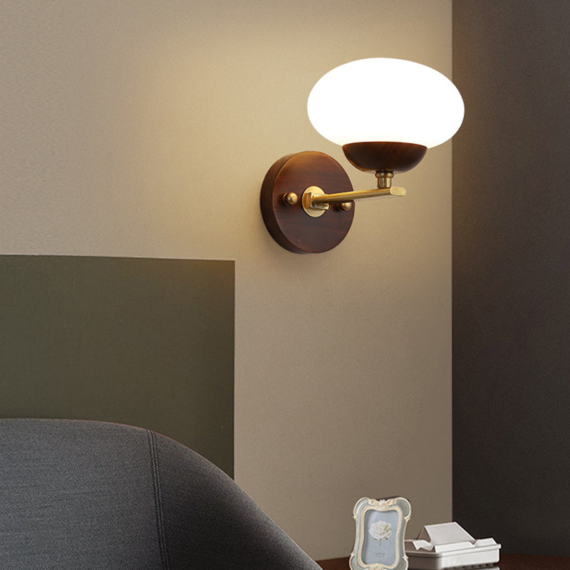 Unique Shape Wall Light Fixture Modern Wood Wall Mounted Lighting for Dining Room