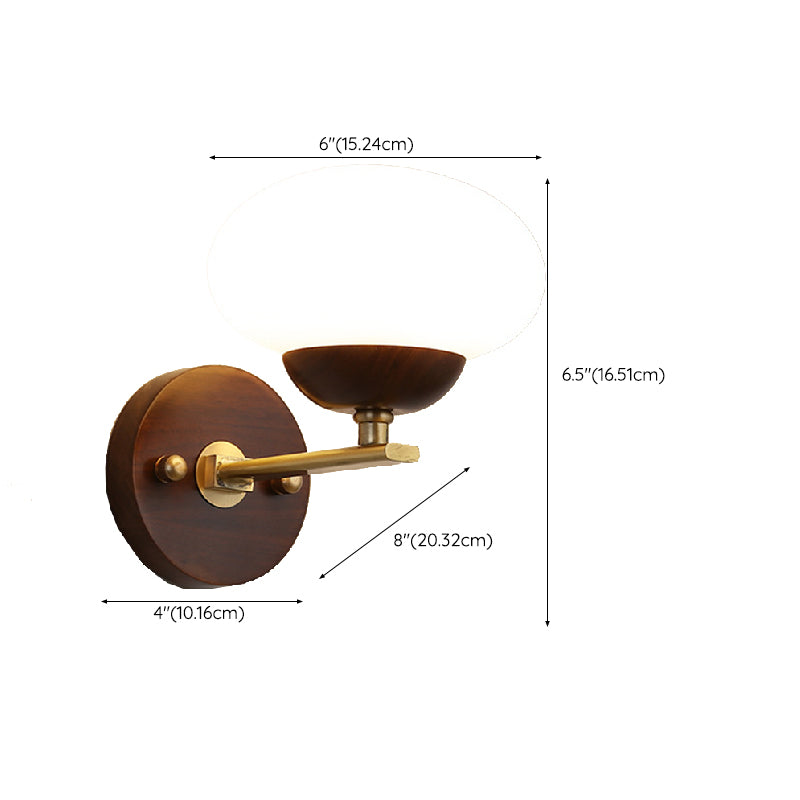 Unique Shape Wall Light Fixture Modern Wood Wall Mounted Lighting for Dining Room