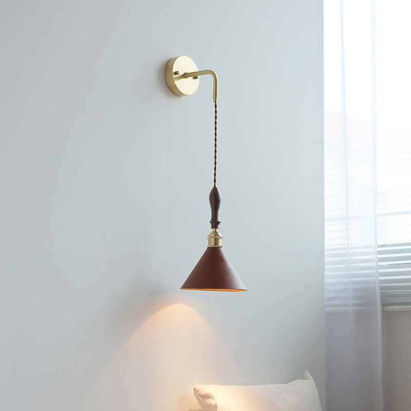 Modernism Wall Hanging Light Brown Sconce Lighting for Bedroom