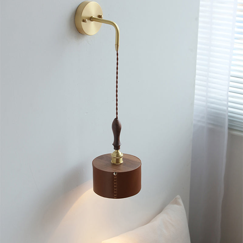 Modernism Wall Hanging Light Brown Sconce Lighting for Bedroom