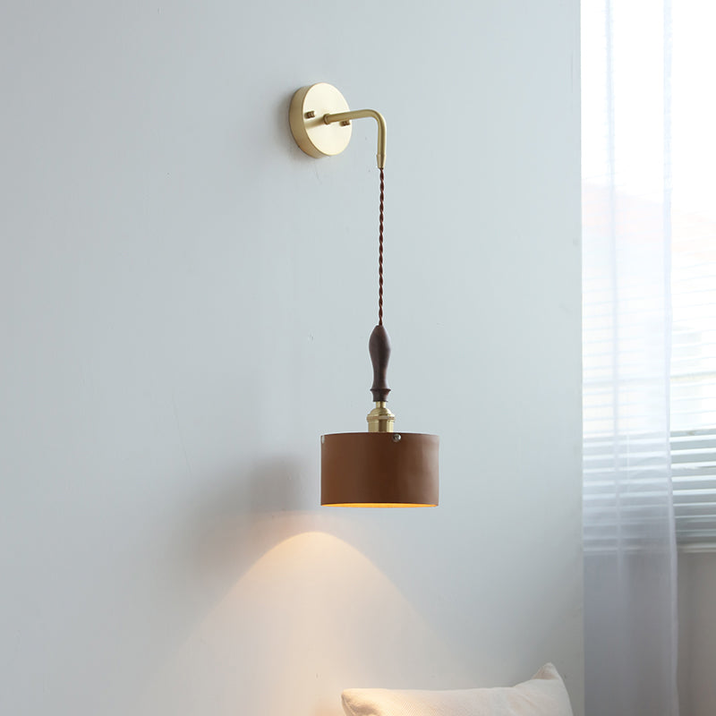 Modernism Wall Hanging Light Brown Sconce Lighting for Bedroom