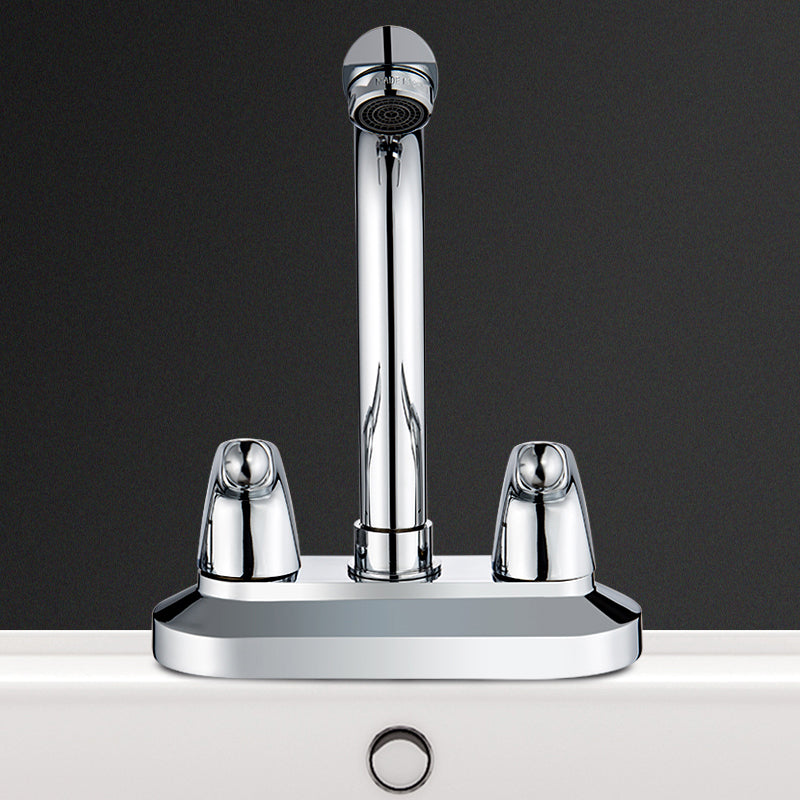 2 Handle Modern Vessel Sink Faucet Swivel Spout Bathroom Faucet