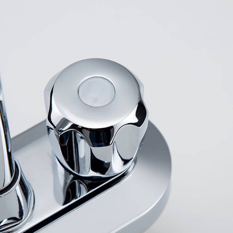2 Handle Modern Vessel Sink Faucet Swivel Spout Bathroom Faucet