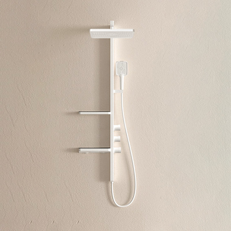 Modern Shower System Brass Thermostatic Handheld Shower Head Wall Mounted Shower Trim
