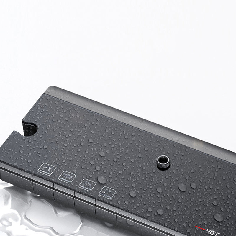 Modern Shower System Metal Thermostatic Massage Wall Mounted Shower Faucet