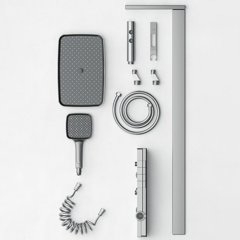 Modern Shower System Metal Thermostatic Massage Wall Mounted Shower Faucet