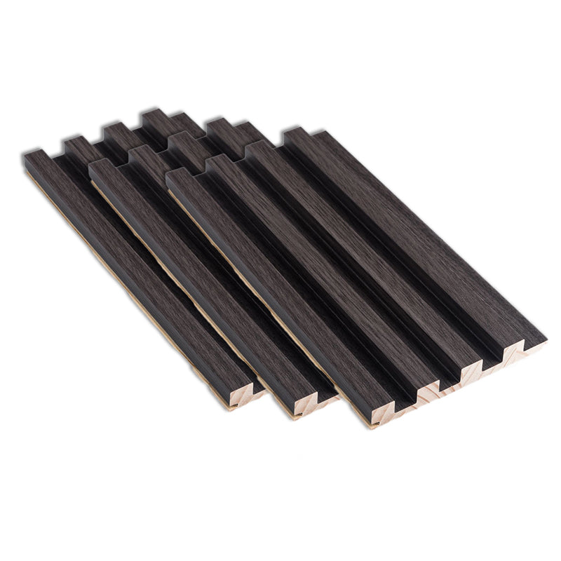 Living Room Pine Wood Planks Pure Color Waterproof Nail Wall Paneling (3-Pack)