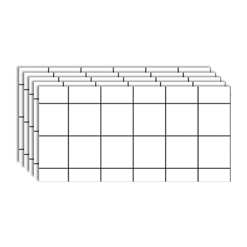 Modern Field Tile/Single Tile PVC Peel and Stick Backsplash Wall Tile