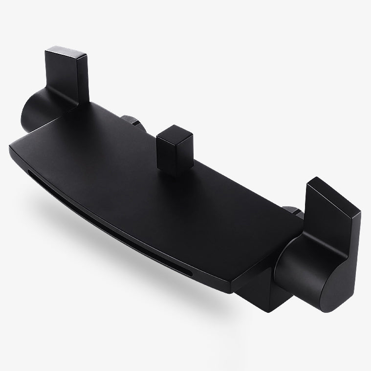 Tub Spout Bathroom Waterfall Wall Mounted Storage Shelf Bathroom Faucet