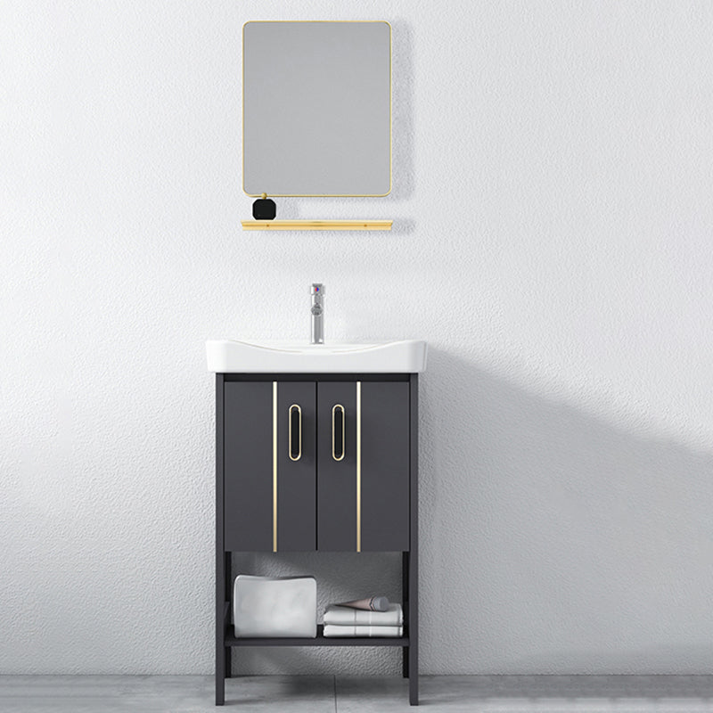 Bathroom Sink Vanity Rectangle Freestanding Mirror Standalone Cabinet Bath Vanity