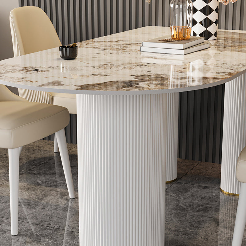 Free Form Stone Dining Table Modern Dining Table for Dining Room