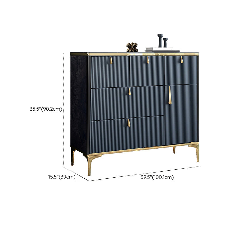 15.21-inch W Classic Glam Storage Chest Manufactured Wood Dresser