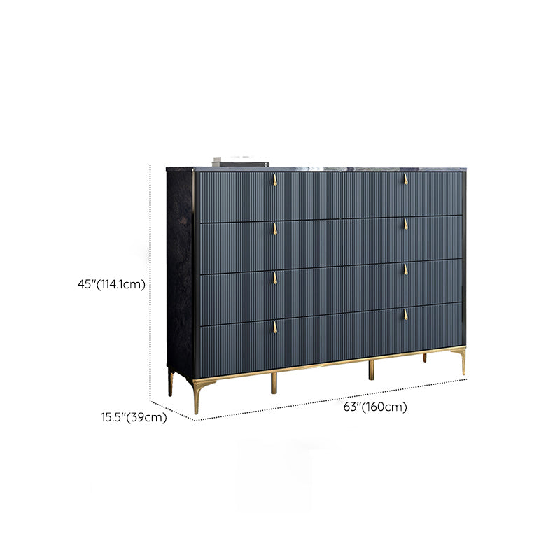 15.21-inch W Classic Glam Storage Chest Manufactured Wood Dresser